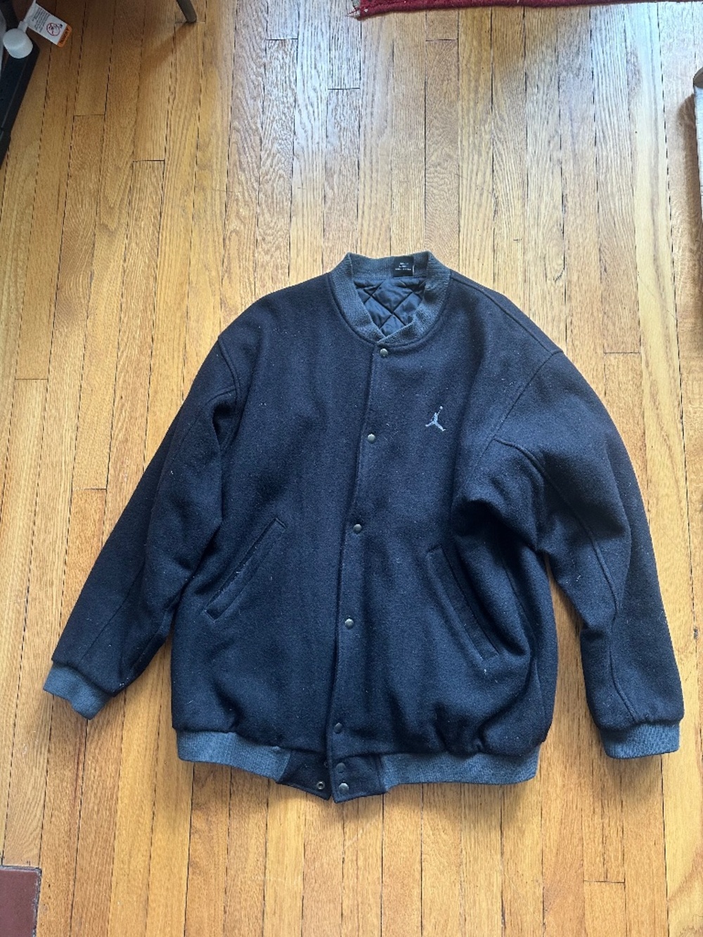 Nike Air Jordan Jacket-Black Bomber Fleece